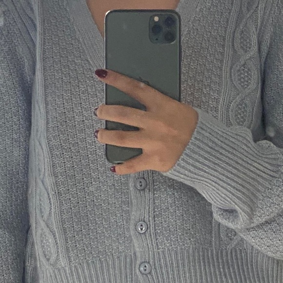 cute cardigan oversized cropped - Picture 1 of 4